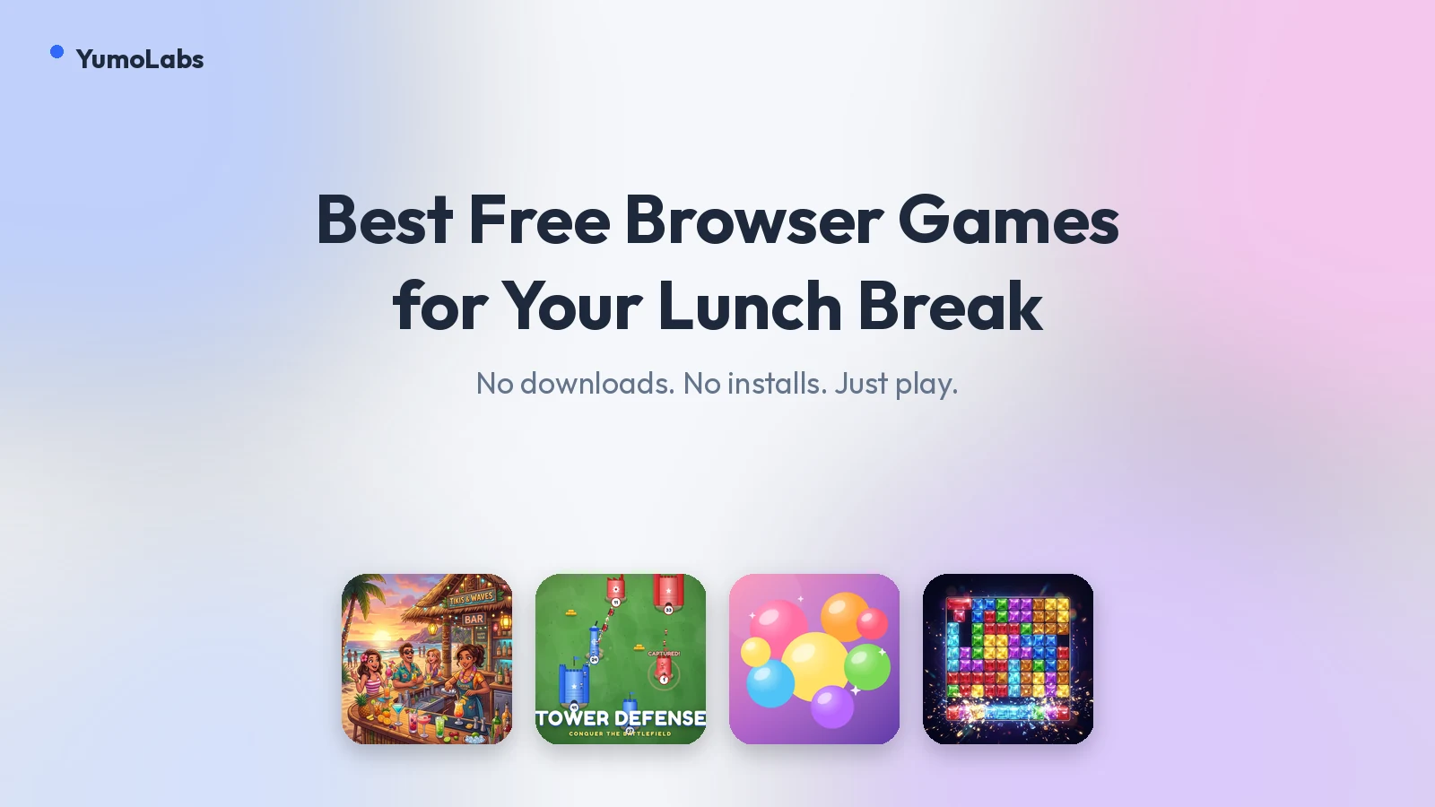 Best free browser games for your lunch break cover graphic